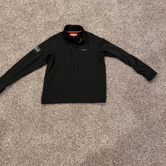Simms Grid Fleece Quarter zip - Picture 1 of 2